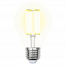 Лампа светодиодная филаментная E27 23W 3000K прозрачная LED-A70-23W/3000K/E27/CL PLS02WH UL-00005897