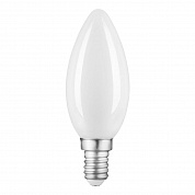 Лампа светодиодная филаментная Gauss E14 9W 4100К матовая 103201209