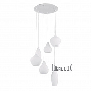 Подвесная люстра Ideal Lux Soft SP6 Bianco 087818