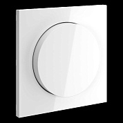 Накладка для светорегулятора поворотно-нажимного S70 (белый глянцевый) Voltum VLS002001