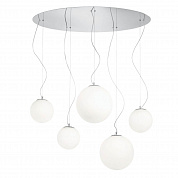 Подвесная люстра Ideal Lux Mapa Sp5 Bianco 043562