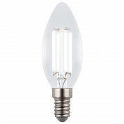 Лампа светодиодная Uniel E14 4W 4000K прозрачная LED-C35-4W/4000K/E14/CL GLY01TR UL-00011937