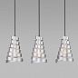 Подвесной светильник Eurosvet Storm 50058/3 серебро