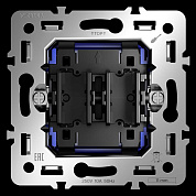 Механизм выключателя двухклавишного 10А, S70 Voltum VLS0201M