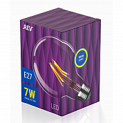 Лампа светодиодная филаментная REV VINTAGE G95 E27 7W 2700K DECO Premium шар 32434 8
