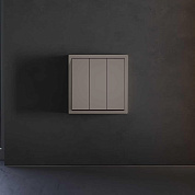 Клавиши для выключателя/переключателя трехклавишного, S70 (капучино) Voltum VLS000514