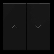 Клавиши для выключателя жалюзи, S70 (черный матовый) Voltum VLS002508