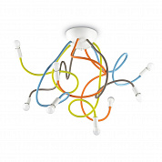 Потолочная люстра Ideal Lux Multiflex PL8 Color 159010