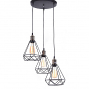 Подвесная люстра Lumina Deco Cobi LDP 11609-3 BK