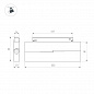 Трековый светодиодный светильник Arlight Mag-Orient-Dots-Fold-S230-12W Day4000-Mix 047139