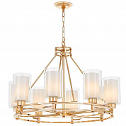 Подвесная люстра Lumina Deco Marietta LDP 8025-8 F.GD+WT