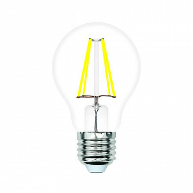 Лампа светодиодная филаментная Volpe E27 9W 3000K прозрачная LED-A60-9W/3000K/E27/CL/SLF UL-00008302