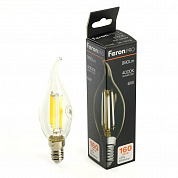 Лампа светодиодная Feron.PRO LB-1216 Свеча на ветру E14 6W 175-265V 4000K 51263