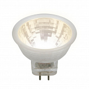 Лампа светодиодная Uniel GU4 3W 3000K прозрачная LED-MR11-3W/WW/GU4 GLZ21TR UL-00001700