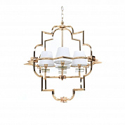Подвесная люстра Lumina Deco Baltimore LDP 8020-4 GD+WT