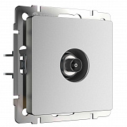 ТВ розетка Werkel серебряный матовый W1183065 4690389195631