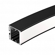 Профиль Arlight SL-ARC-3535-D1500-N90 BLACK (1180мм, дуга 1 из 4) 026596