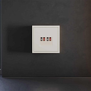 Накладка для розетки акустической 4-местной , S70 (хлопок) Voltum VLS001513