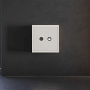 Накладка для розетки телевизионной оконечной TV+SAT, S70 (хлопок) Voltum VLS001613