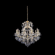 Подвесная люстра Crystal Lux Isabel SP11 Gold/Transparent