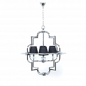 Подвесная люстра Lumina Deco Baltimore LDP 8020-4 CHR+BK