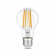 Лампа светодиодная филаментная Gauss E27 20W 2700K прозрачная 102902120