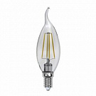 Лампа светодиодная филаментная Uniel E14 6W 3000K прозрачная LED-CW35-6W/WW/E14/CL PLS02W UL-00000200