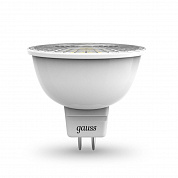 Лампа светодиодная Gauss GU5,3 7W 3000K прозрачная 101505107