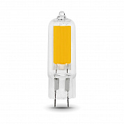Лампа светодиодная Gauss G4 4.5W 4100K прозрачная 107807204