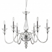 Подвесная люстра Ideal Lux Doge SP6 Trasparente 044422