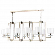 Подвесная люстра Crystal Lux Nicolas SP10 L1300 Gold/White