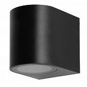 Светильник садово-парковый Feron.ONE DH014-P,на стену, GU10 220-240V, черный пластик 51543