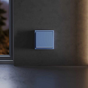 Клавиша для выключателя/переключателя одноклавишного с подсветкой, S70 (деним) Voltum VLS000215