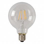 Лампа светодиодная диммируемая Lucide E27 5W 2700K прозрачная 49016/05/60