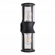 Уличный настенный светильник Arte Lamp Minchir A8306AL-2BK