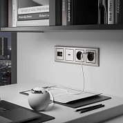 Накладка Werkel для розетки HDMI глянцевый никель WL02-HDMI-CP 4690389119569