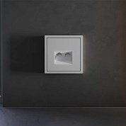 Накладка для розетки компьютерной двойной RJ45+RJ45 кат.6, S70 (серый) Voltum VLS001416