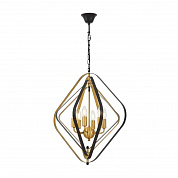 Подвесная люстра Lumina Deco Crulia LDP 8005-6 BK+MD