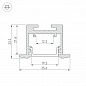 Профиль встраиваемый Arlight SL-LINE-3523-F-2500 WHITE 043117