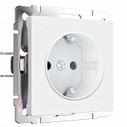 Розетка с подсветкой Werkel белый a069612