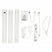 Мебельный светодиодный светильник Uniel ULM-F44-3X3W/4500K/Dim Sensor IP20 Silver UL-00008279