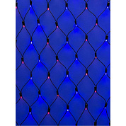 Уличная светодиодная гирлянда Uniel сетка 220V красно-синий ULD-N2015-288/SBK Red-Blue IP67 UL-00005486