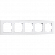 Рамка на 5 постов Werkel Favorit белый матовый W0051105 4690389160103