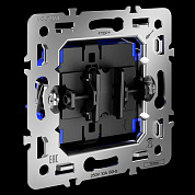 Механизм выключателя с самовозвратом одноклавишного 10А, S70 Voltum VLS0106M