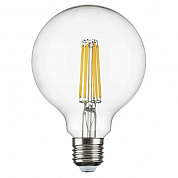 Лампа светодиодная филаментная Lightstar E27 8W 4000K прозрачная 933004