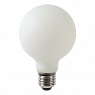 Лампа светодиодная филаментная диммируемая Lucide E27 5W 2700K опал 49048/05/61