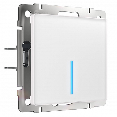 Сенсорный выключатель одноклавишный с функцией Wi-Fi Werkel белый W4510601 4690389171161