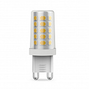 Лампа светодиодная Gauss G9 3,5W 3000К прозрачная 107009105