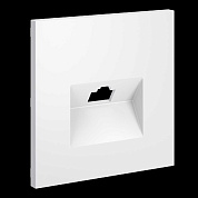 Накладка для розетки компьютерной RJ45 кат.6 S70 (белый матовый) Voltum VLS001302