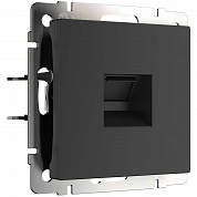Розетка Ethernet RJ-45 cat. 6A экранированная (черный матовый) W5120108/ a069685